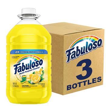 Fabuloso&#174; Multi-Use Cleaner, Lemon Scent, 169 oz. Bottle, 3/Carton