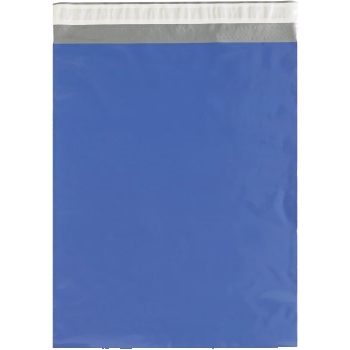 W.B. Mason Co. Self-Seal Poly Mailers, 12 in x 15-1/2 in, Blue, 100/Case