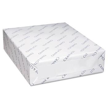 Crane&#39;s Crest Kid Wove Paper, 28 lb, 8.5&quot; x 11&quot;, Natural White, 500 Sheets/Ream