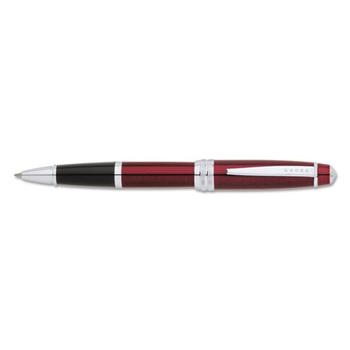Cross Bailey Rolling Ball Pen, Black Ink, Red Barrel, Medium