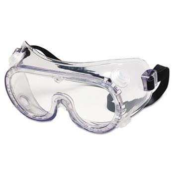 Crews Crews&#174; Anti-Fog Chemical Safety Goggles, Clears Lens, Indirect Vent, Rubber Strap