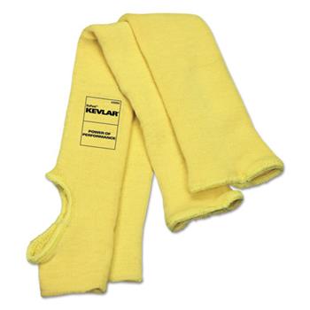 MCR Safety Economy Series DuPont Kevlar Fiber Sleeves, One Size, Yellow, Includes 2 Sleeves