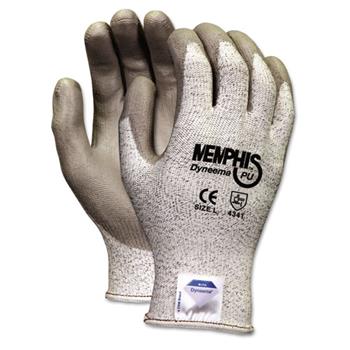 Memphis Memphis Dyneema Polyurethane Gloves, Large, White/Gray, Pair