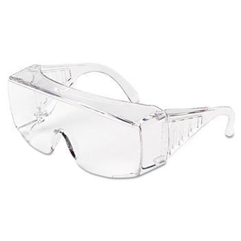 Crews Yukon Uncoated Protective Eyewear, Clear, X-Large