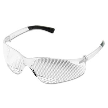 Crews Bearkat Magnifier Protective Eyewear, Clear, 1.00 Diopter