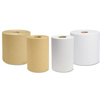 Cascades PRO Decor Hardwound Roll Towels, White, 7 7/8&quot; x 800&#39;, 6/Carton