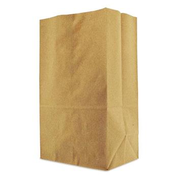 Chef&#39;s Supply #1/8 Kraft Paper Bag, 10 in x 6 in x 14 in, 57 lb, 95 gsm, 500/Bundle