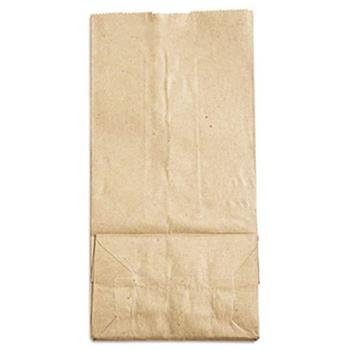Chef&#39;s Supply #4 Kraft Paper Bag, 15 in x 3.3 in x 9.8 in, 30 lb, 50 gsm, 500/Bundle
