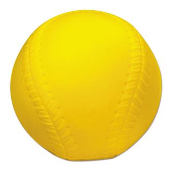 Champion Sports Coated Foam Sport Ball, Baseball, Official Size, Yellow