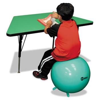 Champion Sports FitPro Ball with Stability Legs, 42 cm, Green