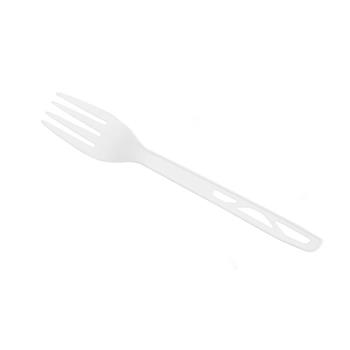 W.B. Mason Co. Compostable Forks, Plastic, Ivory White, 1000 Forks/Case