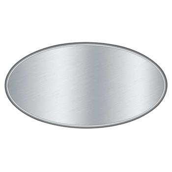 Chef&#39;s Supply Flat Board Lids, Foil, Silver, Round, 7 in., 500/Case