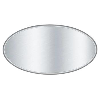 Chef&#39;s Supply Flat Board Lid, Foil, Round, 9&quot; Dia, Silver, 500/Case