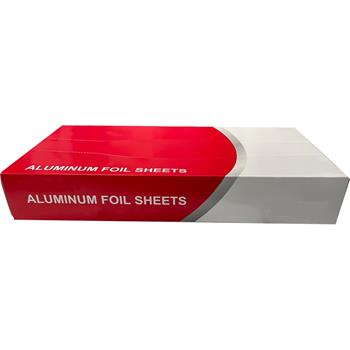 Chef&#39;s Supply Aluminum Foil Sheets, 9&quot; W  x 10 3/4&quot; L, 500 Sheets/Box