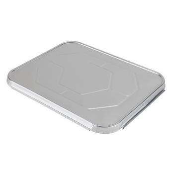 Chef&#39;s Supply Steam Table Pan Lid, Half Size For Deep Pans, Aluminum, Silver, 100/Case
