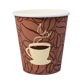 Chef&#39;s Supply Paper Hot Cups, Coffee Bean, 12 oz.,1000/CT