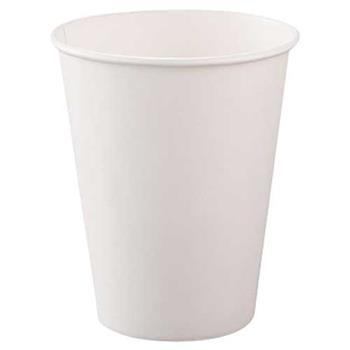 Chef&#39;s Supply Paper Hot Cups, White, 8 oz, 500/Case