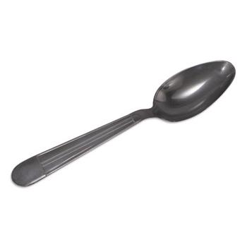 Chef&#39;s Supply Soup Spoons, Heavy Weight, Plastic, Black, 1000 Soup Spoons/Case