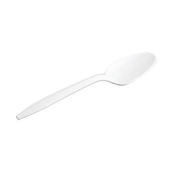 Chef&#39;s Supply Plastic Cutlery, Mediumweight Teaspoon, White, 1000/CS
