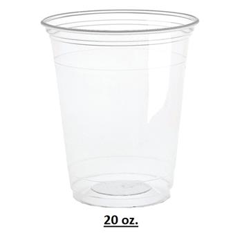 Chef&#39;s Supply Cups, 20 oz, PET, Clear, 600/Case