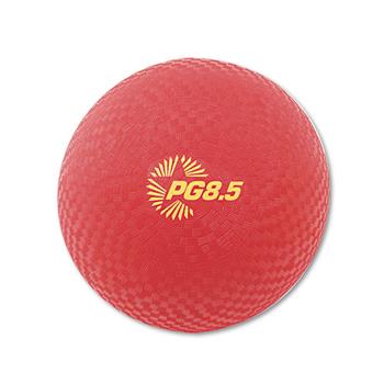 Champion Sports Playground Ball, 8-1/2&quot; Diameter, Red