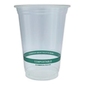 Chef&#39;s Supply Cold Cup, Clear, 16 oz, 1000/Case