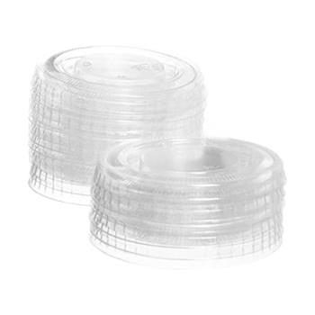 Chef&#39;s Supply Cup Lid, Clear, 1 oz., 2500/Case