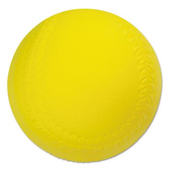 Champion Sports Coated Foam Sport Ball, Softball, Official Size, Yellow