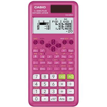 Casio Fraction &amp; Scientific Calculator, Pink