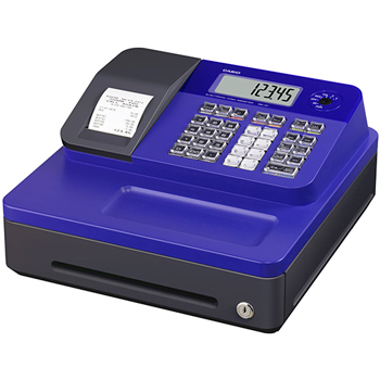 Casio Blue Cabinet Single Tape Thermal Print Cash Register