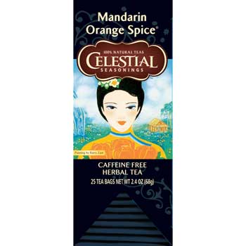 Celestial Seasonings Mandarin Orange Spice Teabags, 25/BX