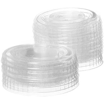 Crystalware Lid, Portion Cup, Medium, Fits 1.5 - 2 oz., 2500/CT