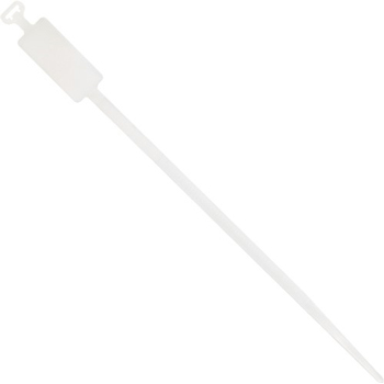 W.B. Mason Co. Identification Cable Ties, 7&quot;, Natural, 1000/CS