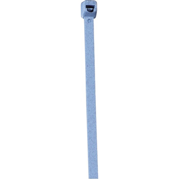 W.B. Mason Co. Metal Detectable Cable Ties, 40#, 8&quot;, Blue, 100/CS