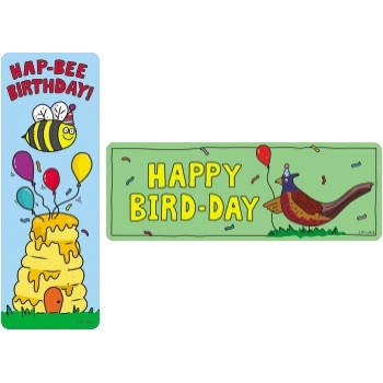 Creative Teaching Press So Much Pun! Hap-bee Birthday Bookmarks, 30/PK