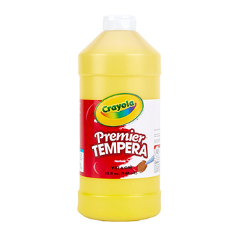 Crayola Premier Tempera Paint, 32 oz. Bottle, Yellow