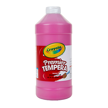 Crayola Premier Tempera Paint, 32 oz. Bottle, Magenta