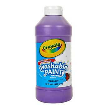 Crayola Washable Paint, 16 oz. Bottle, Violet