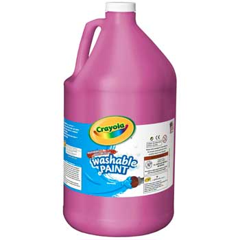 Crayola Washable Paint, 128 oz. Container, Magenta