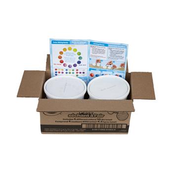 Crayola Air Dry Clay, Resealable Buckets, 4 Colors, 2.5 lbs, 4/Carton