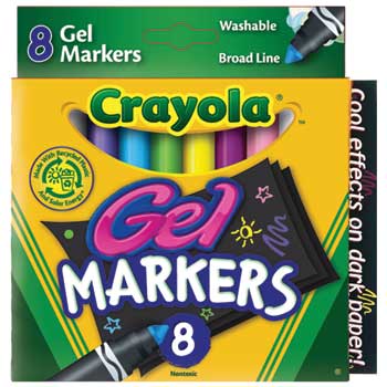 Crayola&#174; Gel FX Washable Markers, 8/PK