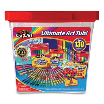 Cra-Z-Art Ultimate Art Tub, 130 Pieces