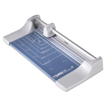Dahle Rolling/Rotary Paper Trimmer/Cutter, 7 Sheets, 12&quot; Cut Length