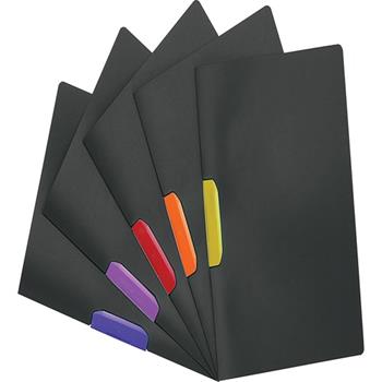 Durable SWINGCLIP&#174; Report Covers, Gray/Multicolor, 5/PK