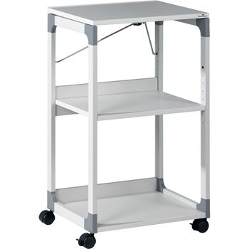 Durable System Overhead/Beamer Trolley, 34.7 in H x 20 in W x 17 in D, Gray