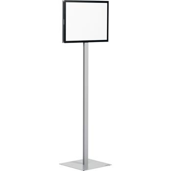 Durable Info Basic Floor Stand, Tabloid Size, Charcoal Gray