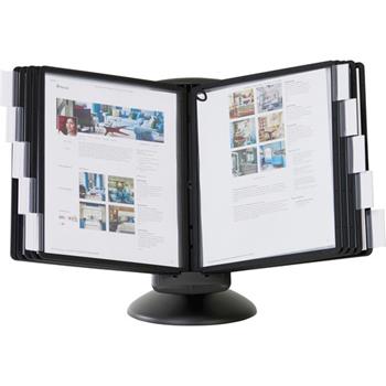 Durable SHERPA&#174; Motion Reference Display System, Black, 10 Double Sided Panels