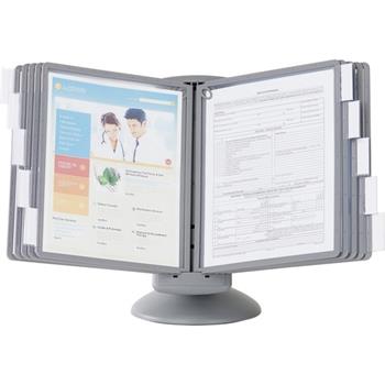 Durable SHERPA&#174; Motion Reference Display System, Gray, 10 Double Sided Panels