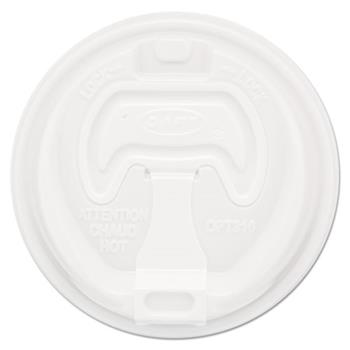 Dart Optima Reclosable Lid, 12-24oz Foam Cups, White, 100/Bag, 10 Bags/Carton