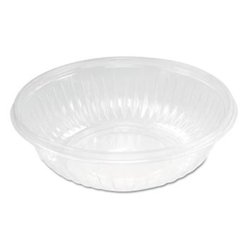 Dart PresentaBowls Clear Bowls, Plastic, Round, 24 oz, Clear, 63/Bag, 252/Carton